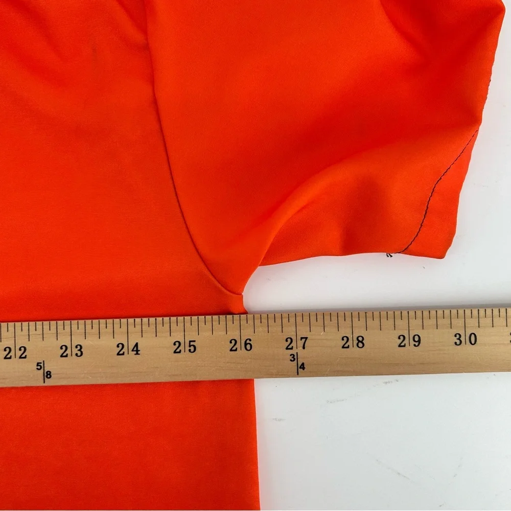 Hardaddy Shirt Mens Retro Bowling Short Sleeve Orange Navy Blue Striped Size XL - Picture 7 of 8